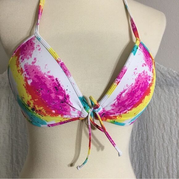 Bamboo Island Colorful Tie Dye Two-piece Bikini Size M - Picture 5 of 7